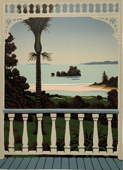 Evening Calm Whangapoua - Framed